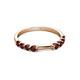4 - Alicia 0.59 ctw Red Garnet Wedding Band 