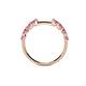 5 - Alicia 0.59 ctw Rhodolite Garnet Wedding Band 