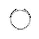 5 - Alicia 0.55 ctw Black Diamond Wedding Band 
