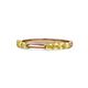 1 - Alicia 0.52 ctw Yellow Sapphire Wedding Band 