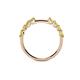 5 - Alicia 0.52 ctw Yellow Sapphire Wedding Band 