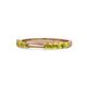 1 - Alicia 0.56 ctw Yellow Diamond Wedding Band 