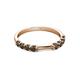 4 - Alicia 0.48 ctw Smoky Quartz Wedding Band 