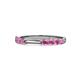 1 - Alicia 0.50 ctw Pink Sapphire Wedding Band 