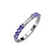 3 - Alicia 0.48 ctw Tanzanite Wedding Band 