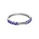 4 - Alicia 0.48 ctw Tanzanite Wedding Band 