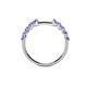 5 - Alicia 0.48 ctw Tanzanite Wedding Band 