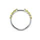 5 - Alicia 0.56 ctw Yellow Diamond Wedding Band 