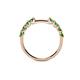 5 - Alicia 0.52 ctw London Blue Topaz Wedding Band 