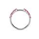 5 - Alicia 0.59 ctw Rhodolite Garnet Wedding Band 