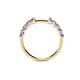 5 - Alicia 0.48 ctw Tanzanite Wedding Band 