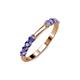3 - Alicia 0.48 ctw Tanzanite Wedding Band 