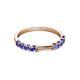 4 - Alicia 0.48 ctw Tanzanite Wedding Band 