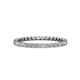 1 - Clarissa 2.00 mm Princess Cut Lab Grown Diamond Eternity Band 