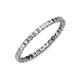 3 - Clarissa 2.00 mm Princess Cut Lab Grown Diamond Eternity Band 