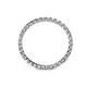 4 - Clarissa 2.00 mm Princess Cut Lab Grown Diamond Eternity Band 