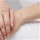 3 - Alys (3.5 mm) Round Lab Grown Diamond Solitaire Station Minimalist Bracelet 