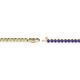 2 - Izarra 2.00 mm Iolite Eternity Tennis Bracelet 