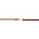 2 - Izarra 2.00 mm Red Garnet Eternity Tennis Bracelet 