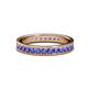 1 - Livia 2.00 mm Tanzanite Eternity Band 