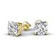 1 - Alida 6.00 ctw IGI Certified Cushion Shape Lab Grown Diamond Four Prongs Solitaire Stud Earings 