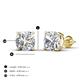 5 - Alida 6.00 ctw IGI Certified Cushion Shape Lab Grown Diamond Four Prongs Solitaire Stud Earings 