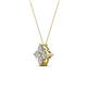 3 - Anthea Diamond Floral Pendant 