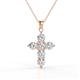 1 - Isabella Diamond Cross Pendant 