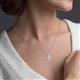 3 - Isabella Diamond Cross Pendant 