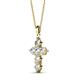 2 - Isabella Lab Grown Diamond Cross Pendant 