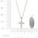 4 - Isabella Lab Grown Diamond Cross Pendant 