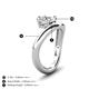 4 - Anahi 1.00 ct IGI Certified Lab Grown Diamond Twisted Women Solitaire Ring 