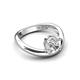 5 - Anahi 1.00 ct IGI Certified Lab Grown Diamond Twisted Women Solitaire Ring 