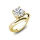 3 - Anahi 2.00 ct IGI Certified Lab Grown Diamond Twisted Women Solitaire Ring 