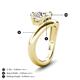 4 - Anahi 1.60 ct Moissanite Twisted Women Solitaire Ring 