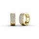 1 - Anais 0.30 ctw Natural Diamond Women Three Row Hoop Earrings 