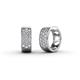 1 - Anais 0.30 ctw Natural Diamond Women Three Row Hoop Earrings 