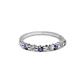 2 - Macie Iolite and Diamond Wedding Band 