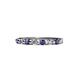 3 - Macie Iolite and Diamond Wedding Band 