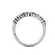 5 - Macie Iolite and Diamond Wedding Band 