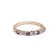 2 - Macie Iolite and Diamond Wedding Band 