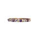 3 - Macie Iolite and Diamond Wedding Band 