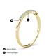 4 - Clara 2.00 mm Opal 10 Stone Wedding Band 
