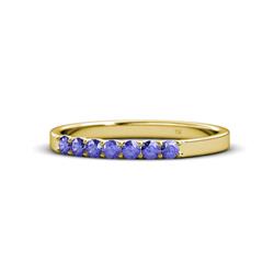 Fiala Tanzanite Stone Wedding Band Tanzanite Stone Womens Wedding Band Stackable ctw K Yellow Gold