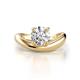 1 - Anahi 1.30 ct IGI Certified Lab Grown Diamond Women Curve Solitaire Ring 
