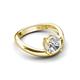 5 - Anahi 1.30 ct IGI Certified Lab Grown Diamond Women Curve Solitaire Ring 