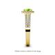 5 - Amaya Desire Peridot and Diamond Halo Engagement Ring 