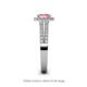 5 - Amaya Desire Pink Tourmaline and Diamond Halo Engagement Ring 