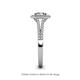 5 - Raisa Desire Oval Shape Diamond and Round Diamond Halo Engagement Ring 