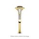 5 - Raisa Desire Smoky Quartz and Diamond Halo Engagement Ring 